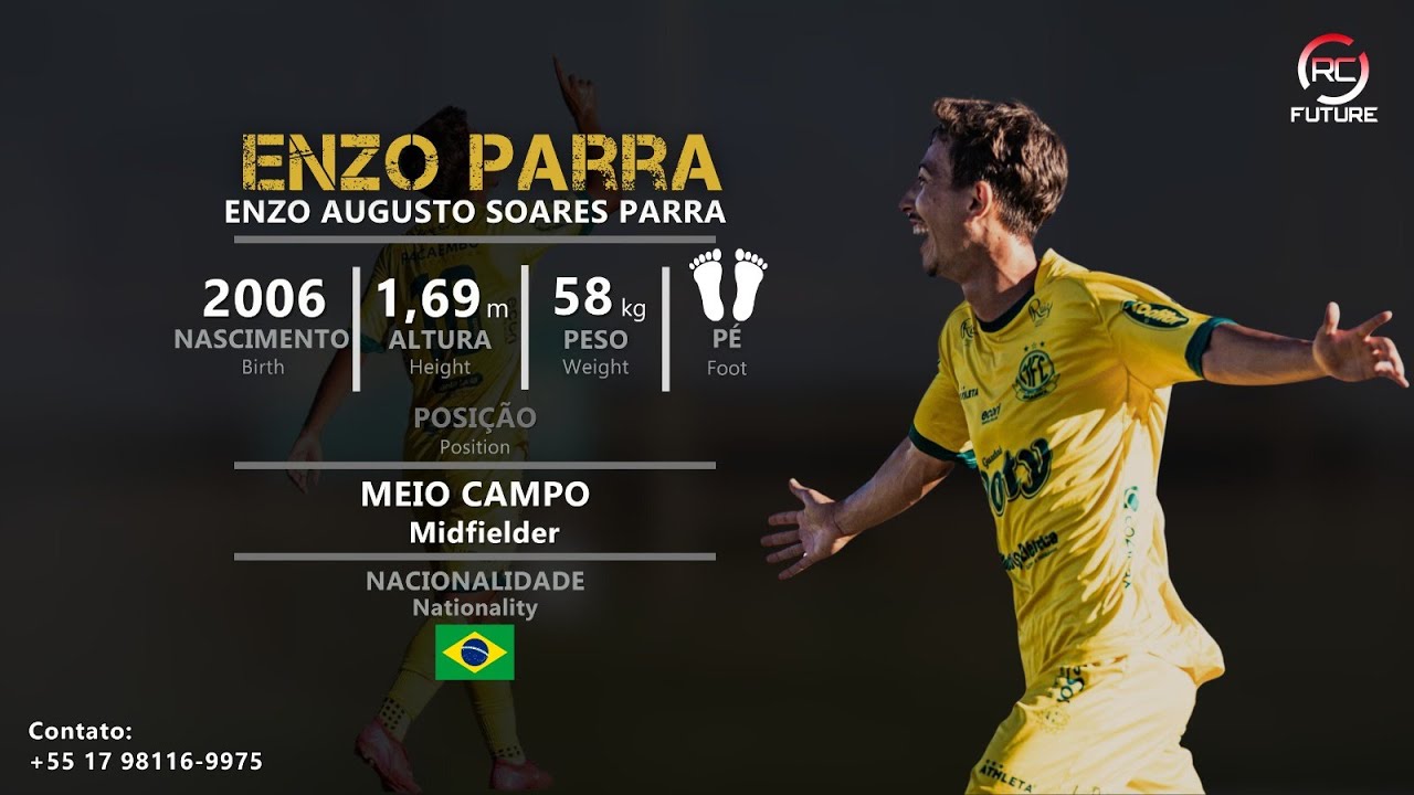 Enzo Parra - Meio Campo (Midfielder) - 2006 (2025)