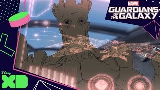 Guardians of the Galaxy: Shorts | Rocket! Groot! Man Thing! | Disney XD