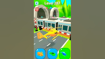 Shape shifting game #gameplay video #shorts#Level  287