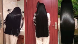 Beauty Of Straight And Long Hair Natural Long Hair