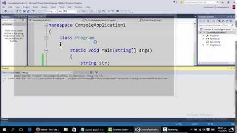 c#.net Tutorial 1 level 1 with mohamed fayed