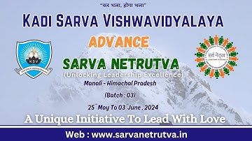 Glimpse Of Advance Sarva Netrutva Program Batch : 3 (KSV) At Manali, Himachal Pradesh.