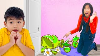 Video thumbnail of "Wendy and Eric Pretend Play Useful Stories About Good Behavior From Their Life | Good Kids"