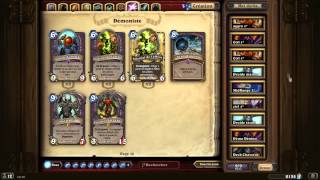 HearthStone (Gnomes & Goblins) - Deck Démon - Démoniste