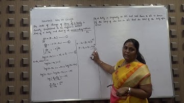 Newtons Law of cooling-Application of Differential equation