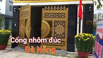Cổng nhôm đúc đẹp nhất hiện nay - Cổng tự động | Trinh AGS
