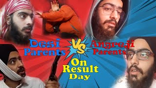 Angreji Parents vs Desi Parents on RESULT day //manjotdoodle