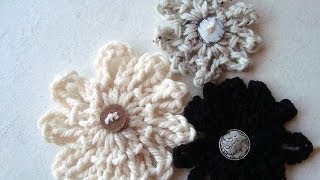 How to crochet a LOOPY FLOWER Easy!