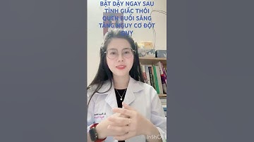 THÓI QUEN BUỔI SÁNG TĂNG NGUY CƠ ĐỘT QUỴ👇👇👇 #kienthucyduoc #dotquy