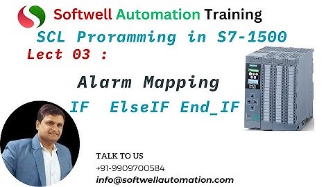 #lecture  03 SCL Programming in TIA V20 | IF IFElse