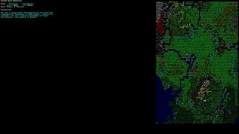 Lets Play Dwarf Fortress Adventure Mode (Cicero Darkbrother Ep: 1 : Character Creation)