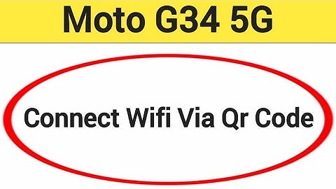 How to connect WiFi via QR code Moto G34 5G, Bina password ke Wi Fi connect kaise karen
