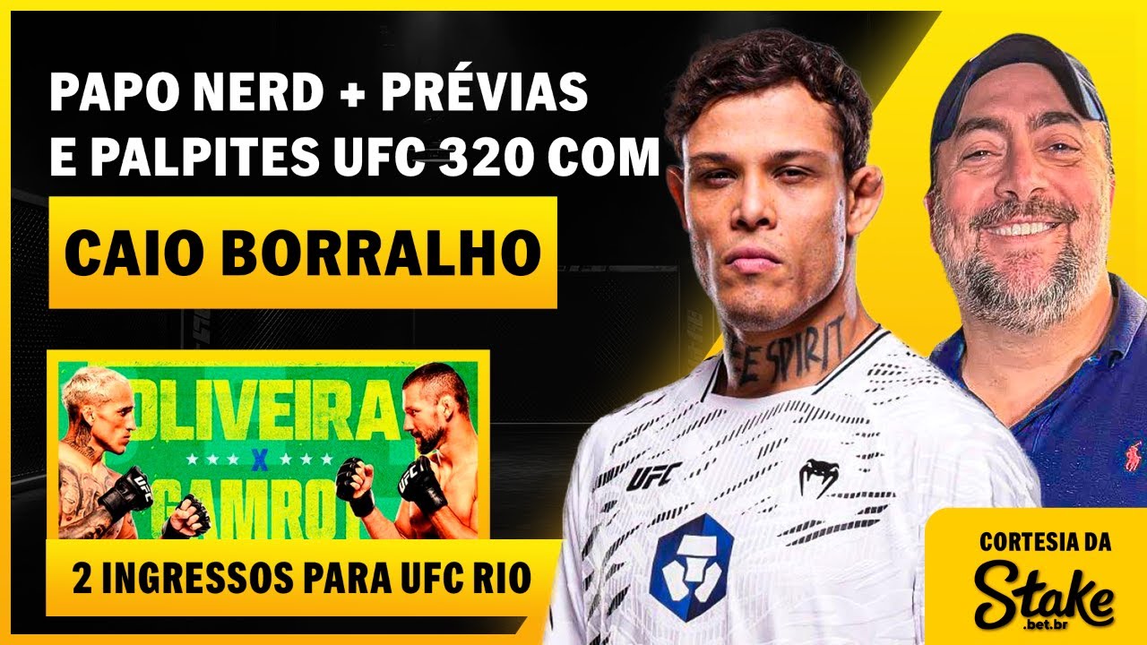 PAPO DE NERD AO VIVO + 2 INGRESSOS PARA UFC RIO - PRESENTÃO DA STAKE BRASIL!