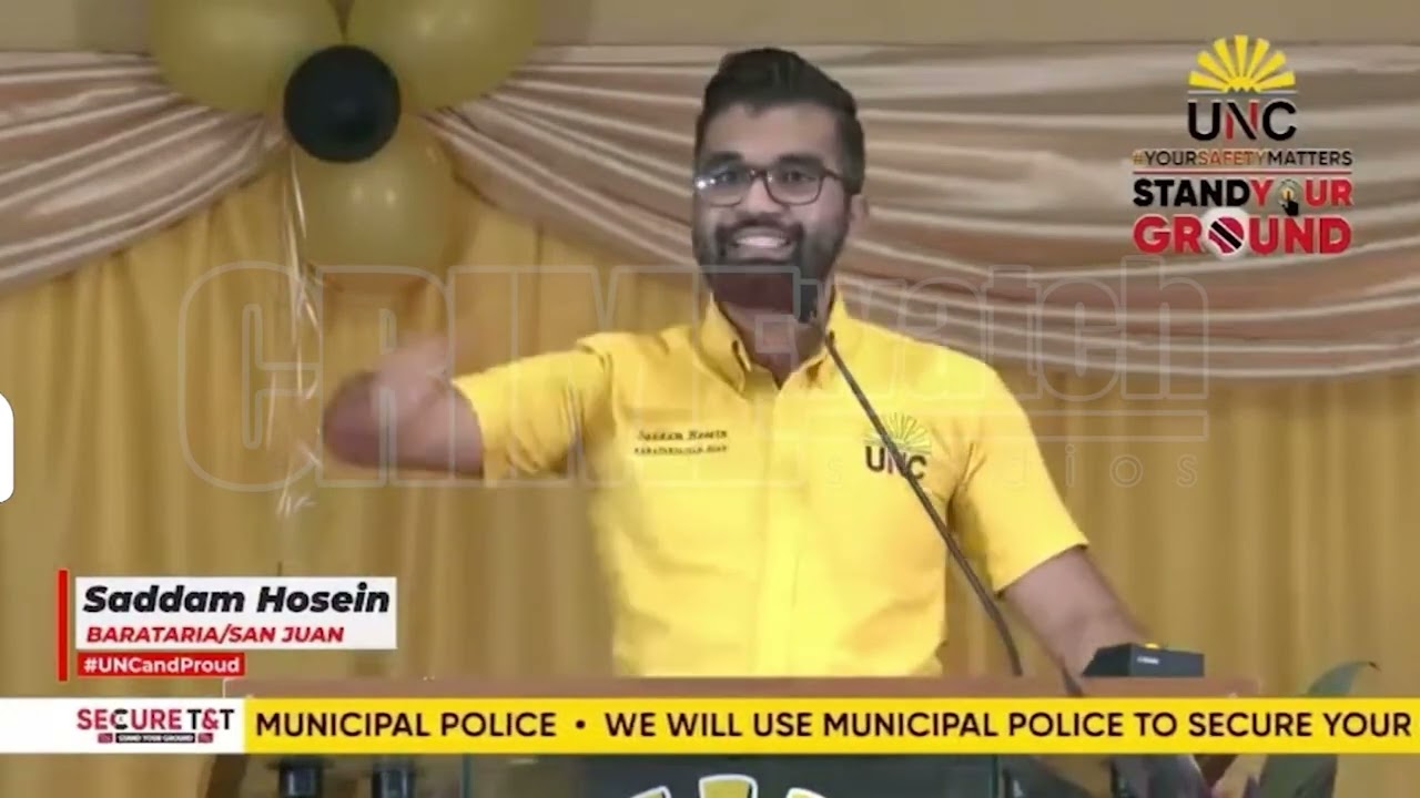 MP Saddam Hosein disclosed the government's plan to change the law for gun ownership in T&T