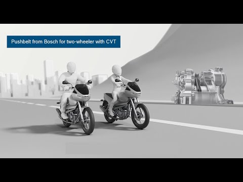 Pushbelt from Bosch for two-wheeler with CVT
