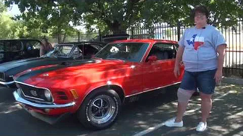 Sheri White and her Mustang