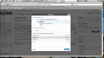Beginning Wordpress: 3. Text links