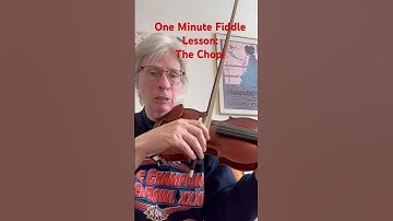 Learn the basic fiddle chop in this one minute lesson. #fiddlelessons #fiddlechop #chop