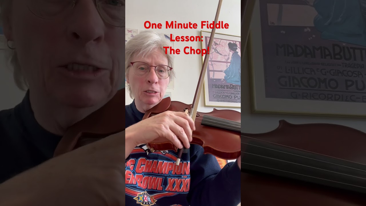 Learn the basic fiddle chop in this one minute lesson. 