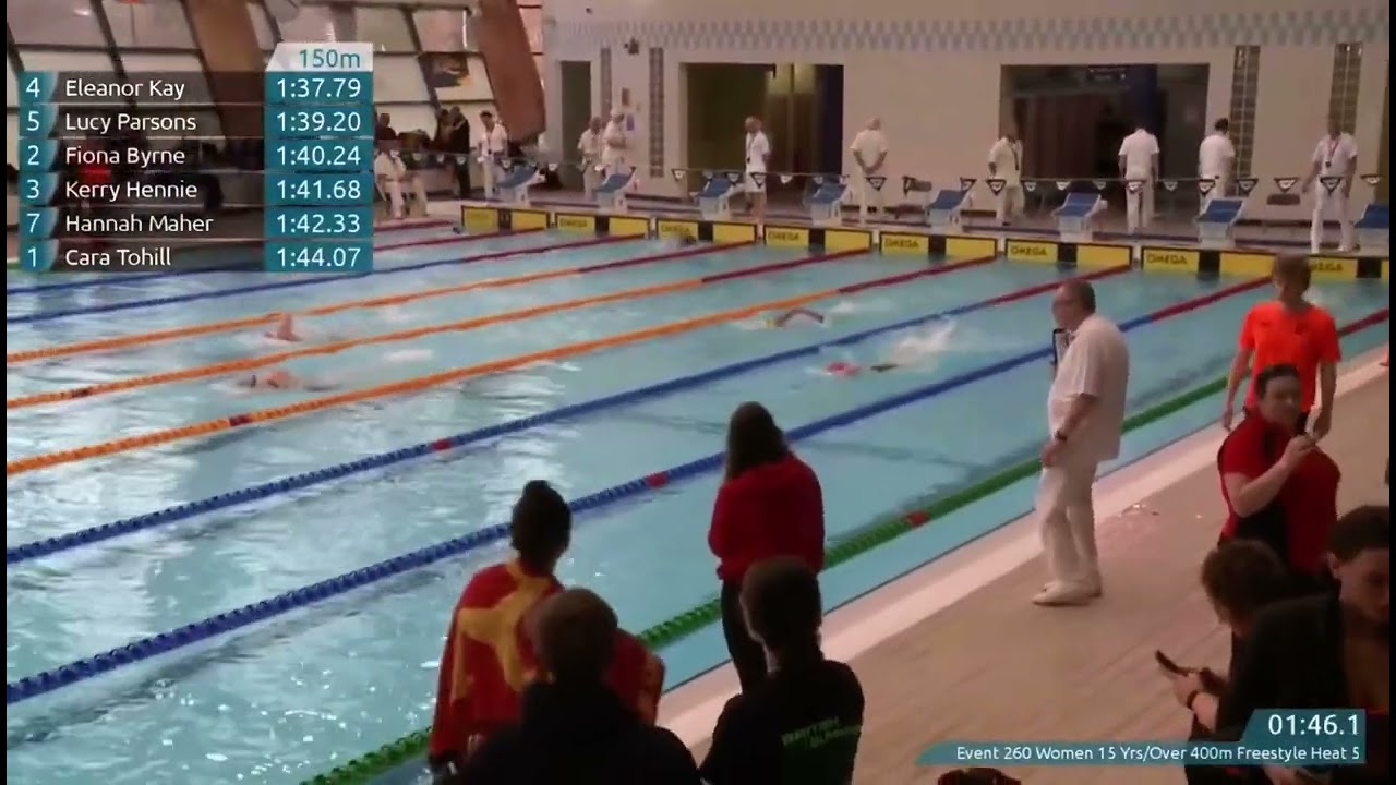 Fiona Byrne 400m free NW summer regionals 2023 26/03/23