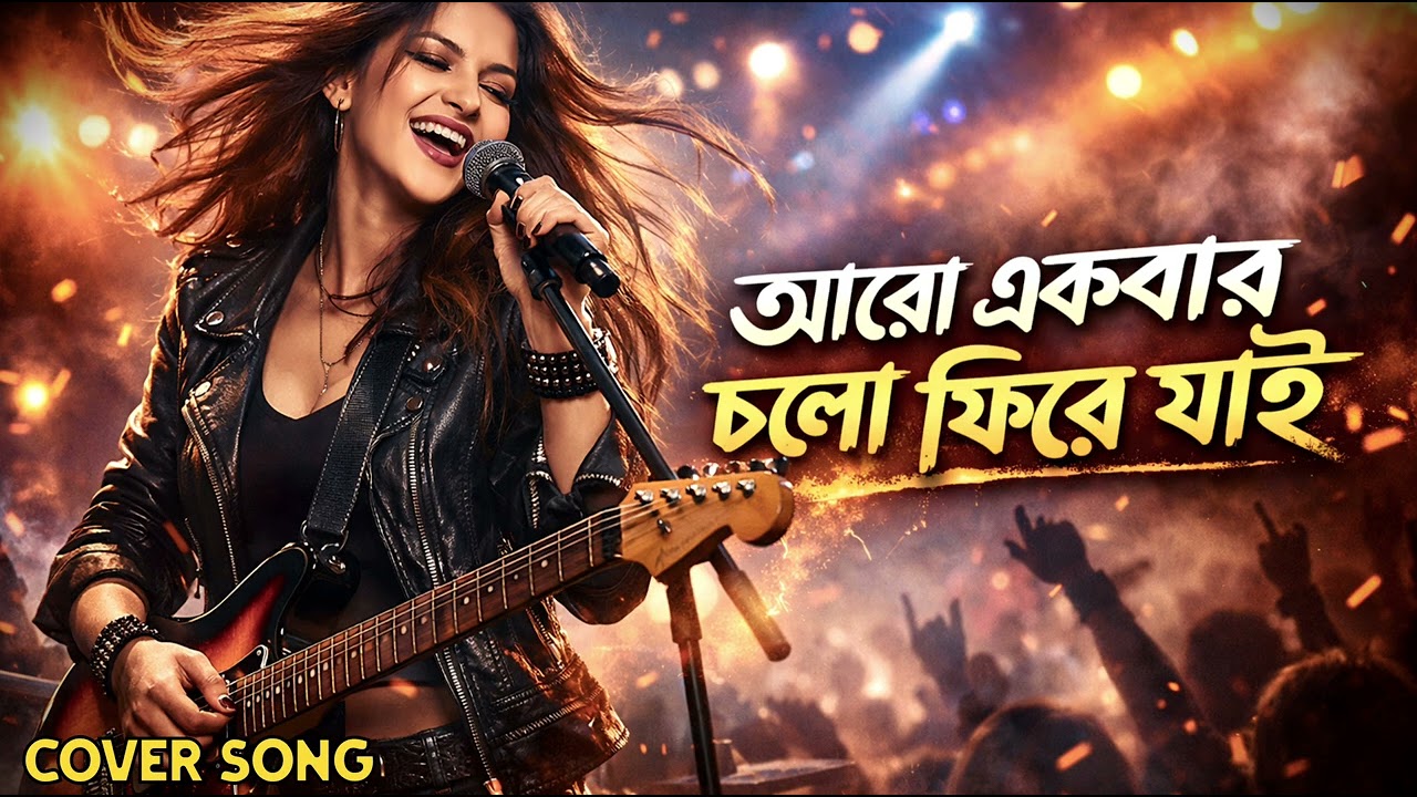 Aro Ekbar Cholo Phire Jai | Fossils | Bangla Band Hit  | Female Singer Cover Song | 2026