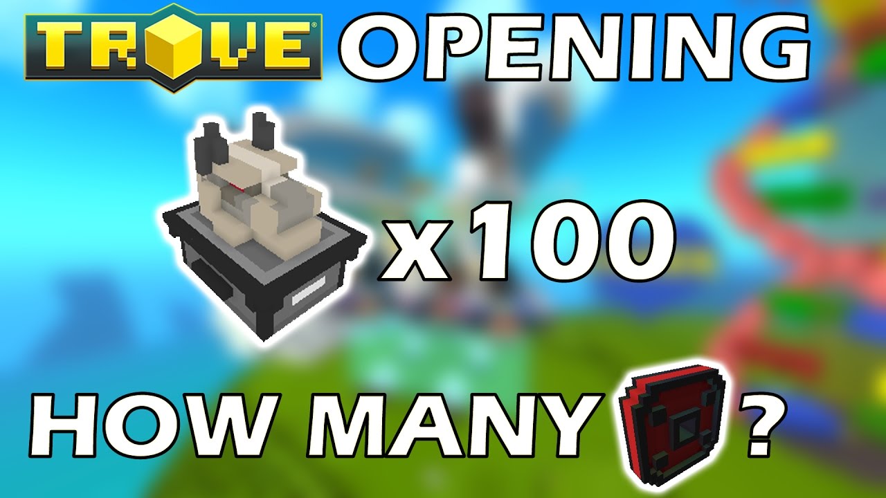OPENING 100 LESSER DRAGON CACHES – Trove getting dragon coins