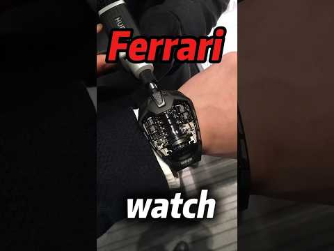 Voici la montre Ferrari #ferrari #watch #luxury #car #supercars