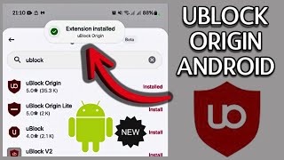 Install  Use Original Ublock Origin On Android y Functional