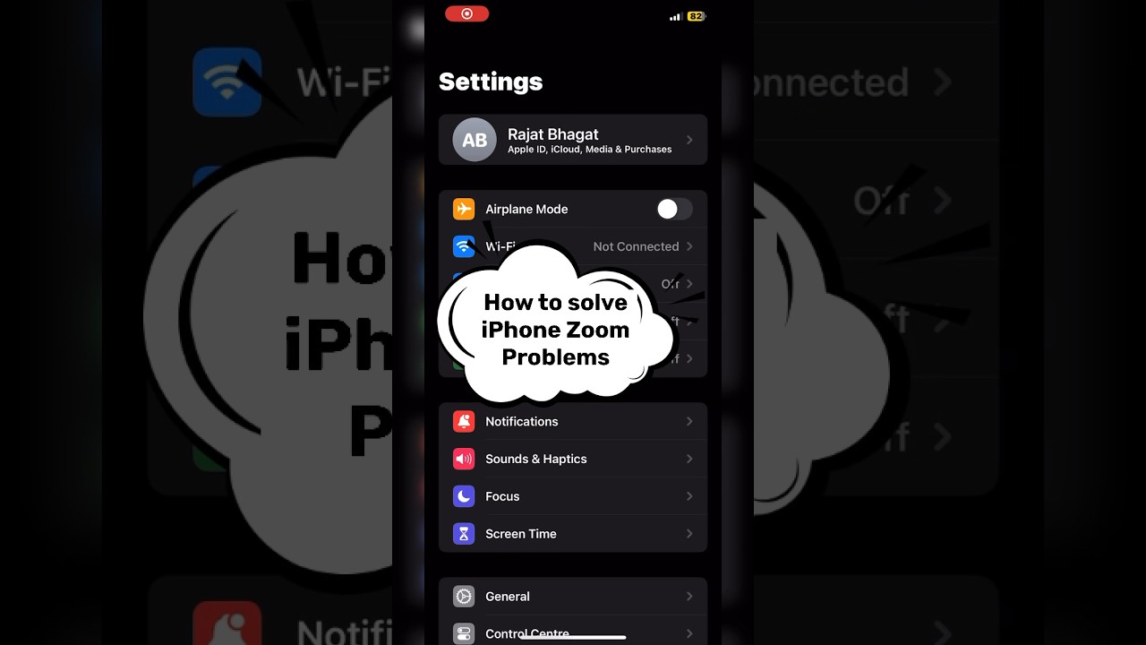 How to Fix iPhone Stuck in Zoom Mode/ iPhone in Zoom Setting 
