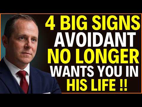 4 Signs an Avoidant No Longer Wants You in His Life  | #avoidantpartner | Chase Hughes Motivation