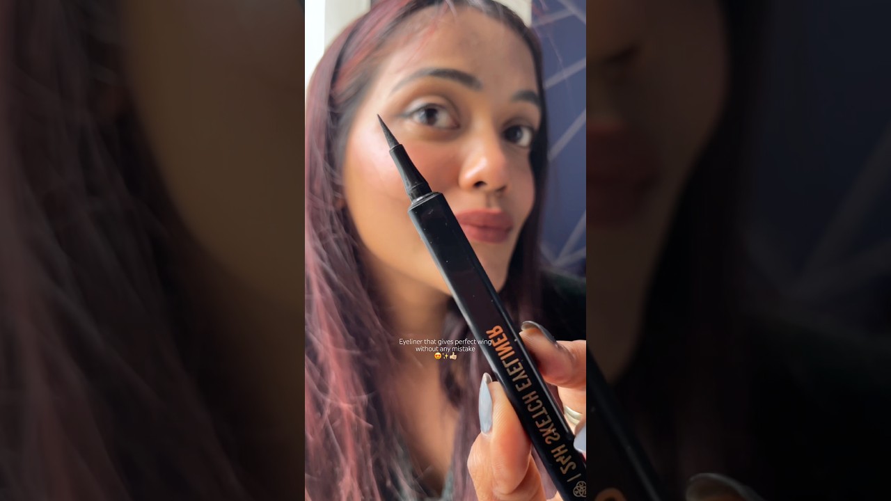 Perfect tip eyeliner for perfect wing✨😍👍🏼 