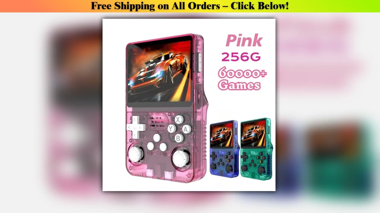 BOYHOM 256G128G64G R36S ARKOS 20 Retro Handheld Game Console 35 IPS screenPortable Pocket Game Play