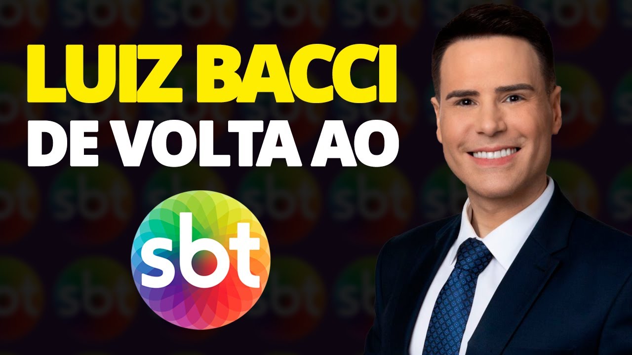Luiz Bacci é o novo contratado do SBT e estreia telejornal das 11h às ...