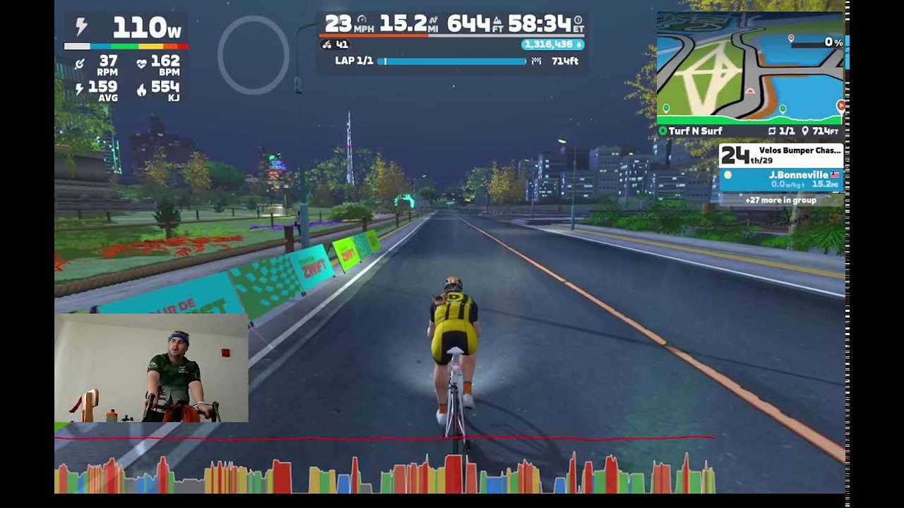 zwift bumper race