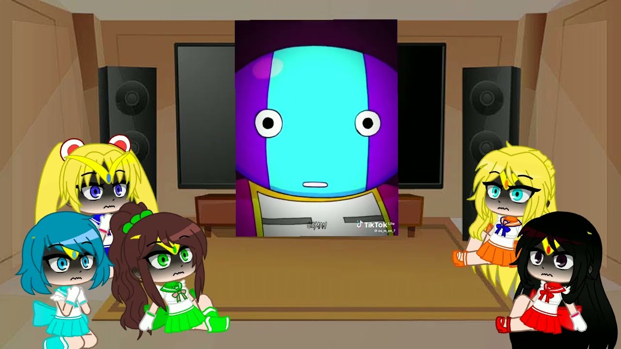 las sailors reaccióna a los guardianes de zeno sama