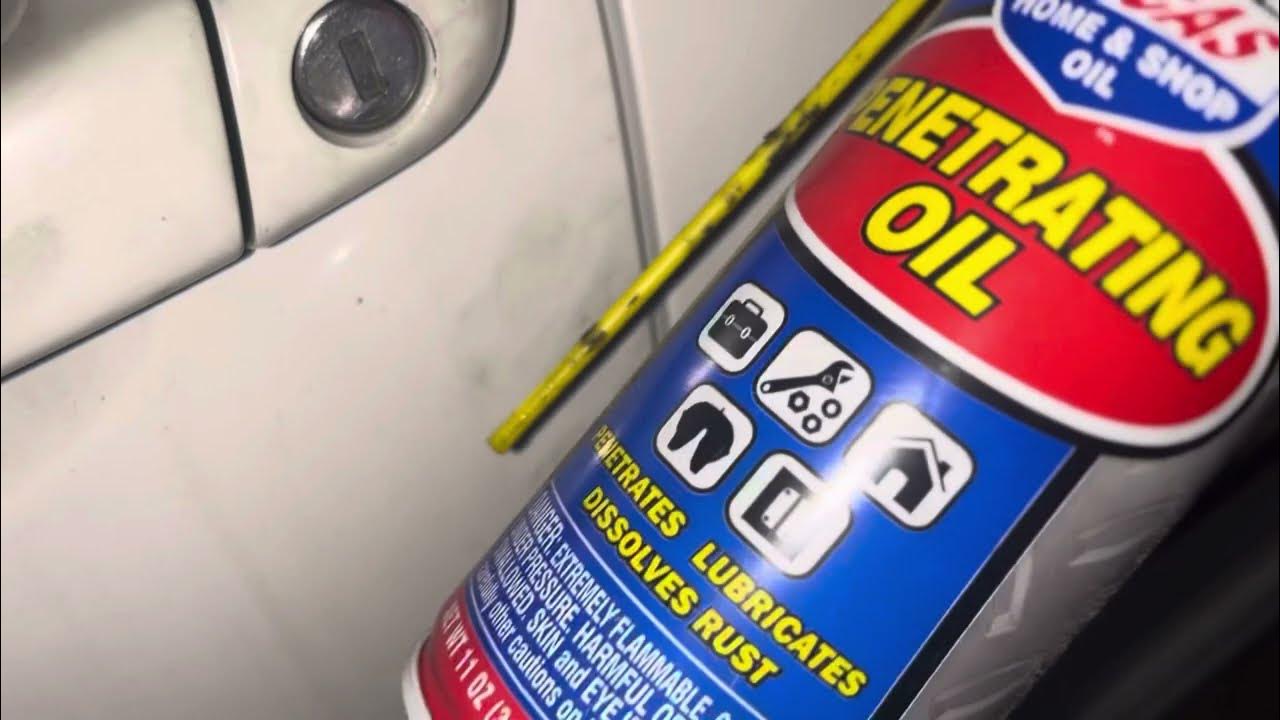 How to fix a stuck, notchy or jammed car door lock with Lucas