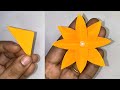 Easy Paper Flower Making Craft |How To Make Paper Flower | Paper Flower Making Step By Step