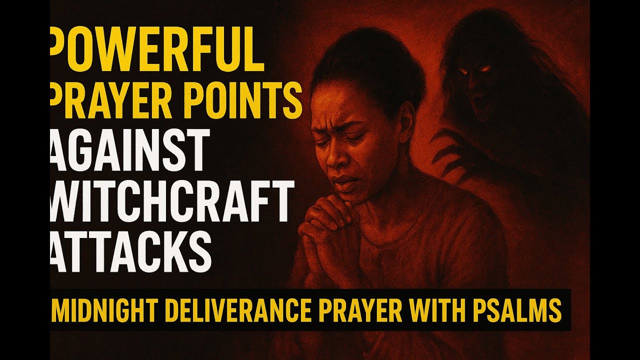 Powerful Prayer Points Against Witchcraft Attacks - Midnight Deliverance Prayer with Psalms