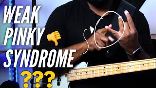 Improve your Pinky Strength | Simple Bass Guitar Exercise