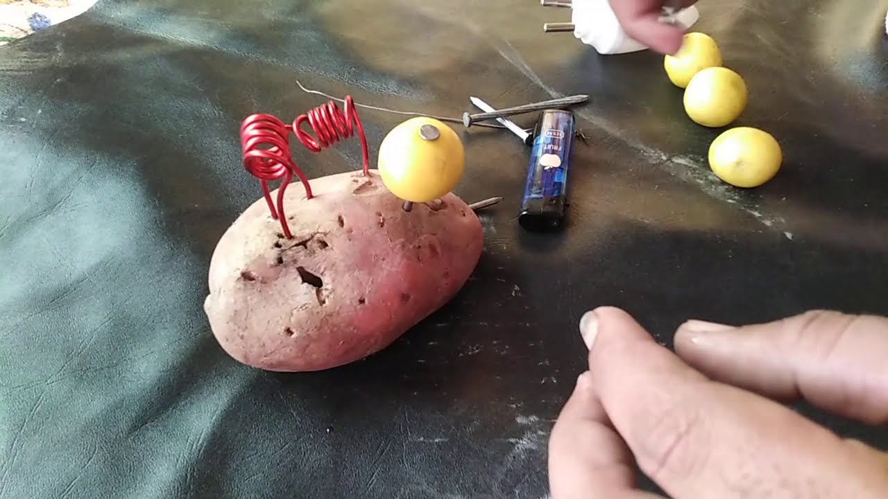 Free Electercity ideas %100% free from potatoes