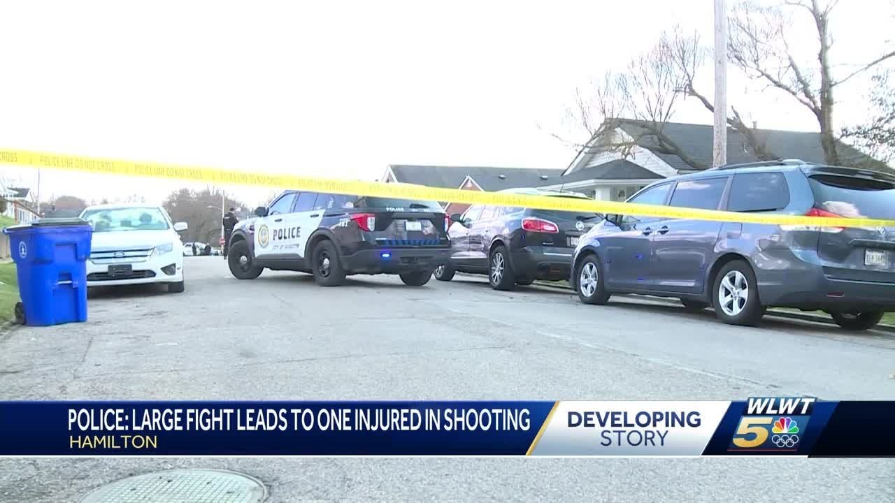 Police: Large fight leads to one injured in shooting in Hamilton