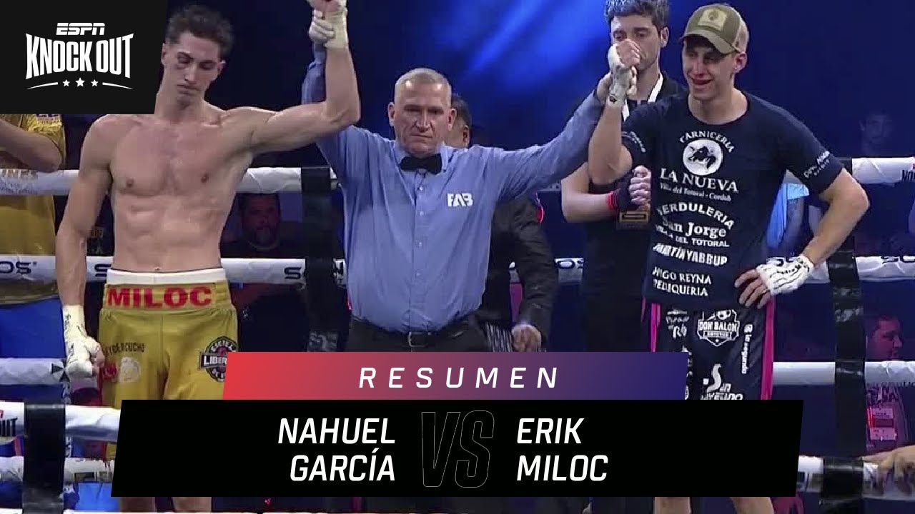 SIN GANADOR: EMPATE MAYORITARIO ENTRE GARCÍA Y MILOC EN ROSARIO | RESUMEN PELEA