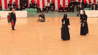 H25全日本学生剣道優勝大会 決勝 筑波対法政 代表