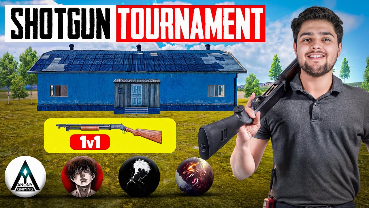 1v1 BATTLE Among Top 8 YouTubers 🔥 BIXI OP SHOTGUN TOURNAMENT | BGMI