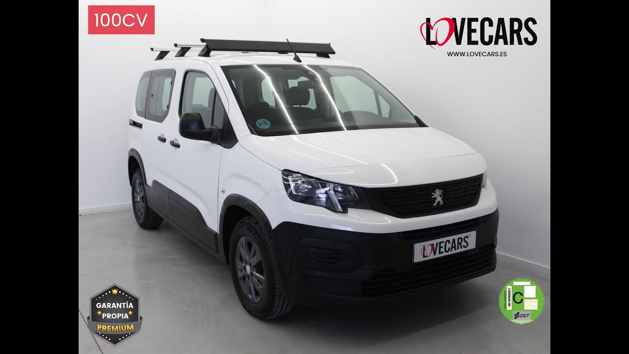 PEUGEOT RIFTER ACTIVE PACK BUSINESS Standard BlueHDi 100CV S&S 6 VeL | SEGUNDA MANO LOVECARS