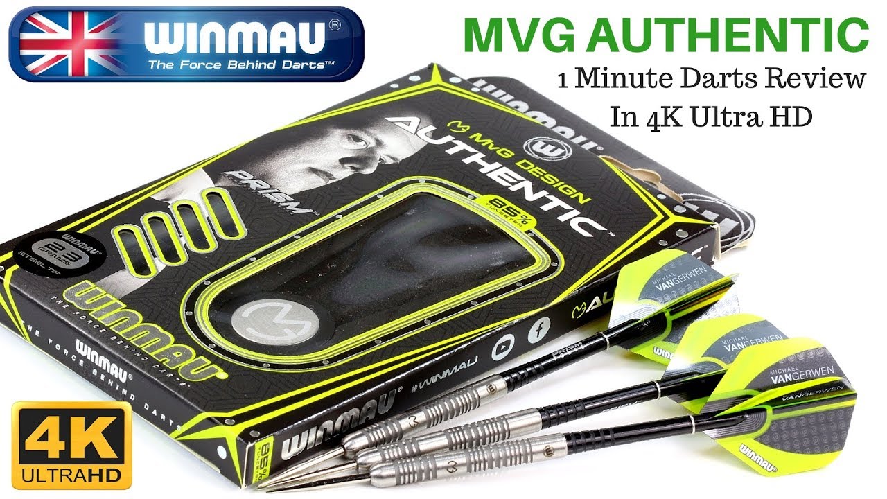 Winmau MVG Authentic 1 MInute Darts Review In 4K Ultra HD