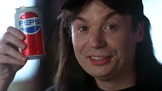 Wayne s World scene Pizza Hut Doritos Pepsi