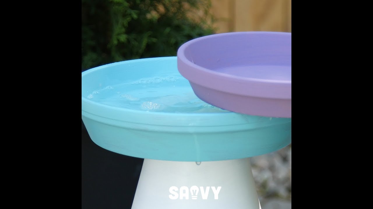Terra Cotta Bird Bath | Outdoor DIY