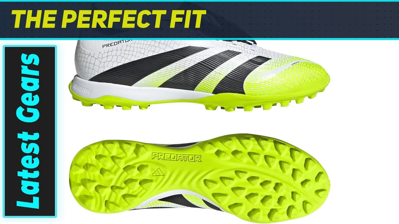 `Adidas League: Dominate Turf with Fold-Over Tongue Magic!