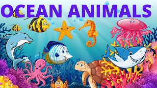 Kids vocabulary - Sea Animals - Learn English for kids - English educational video